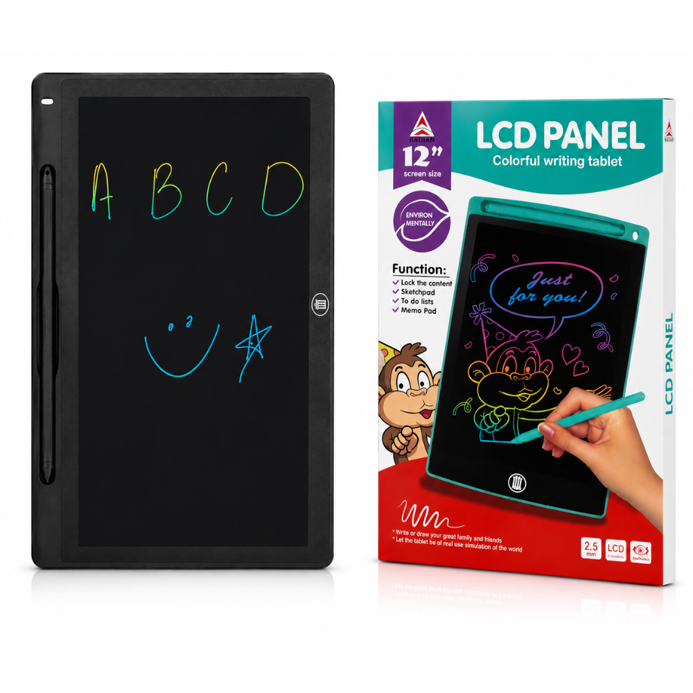 LCD Writing Tablet – Colorful Digital Drawing & Writing Pad for Kids