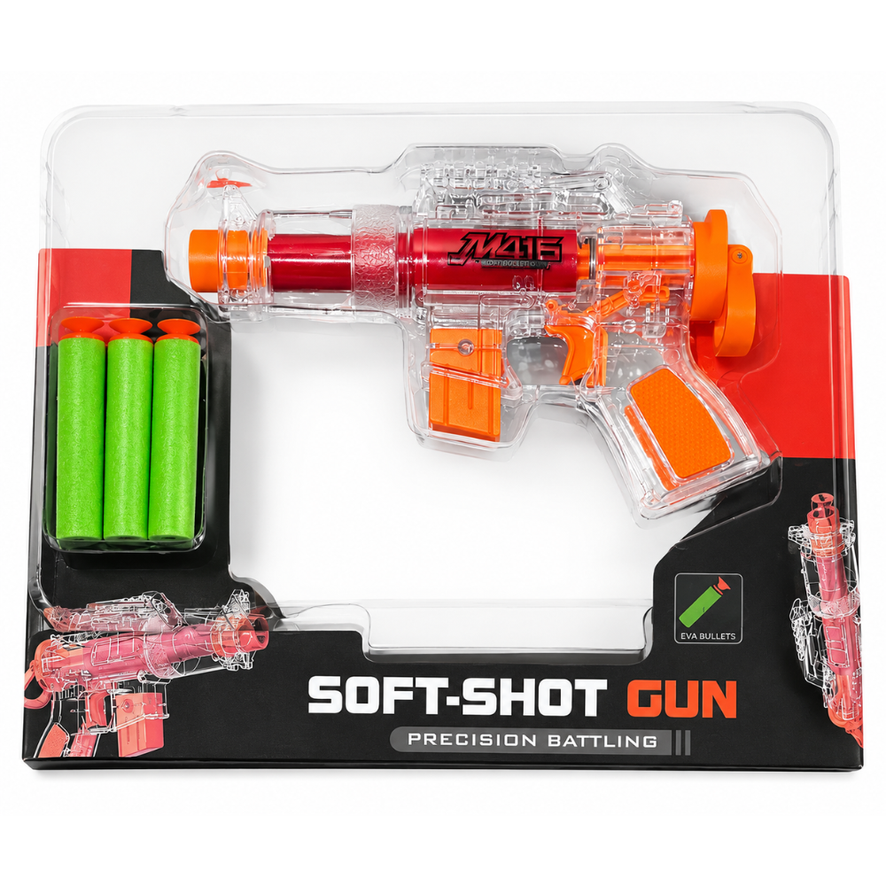Soft Shot Foam Blaster Gun with EVA Bullets