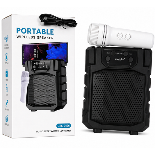 Portable Wireless Karaoke Speaker with Microphone