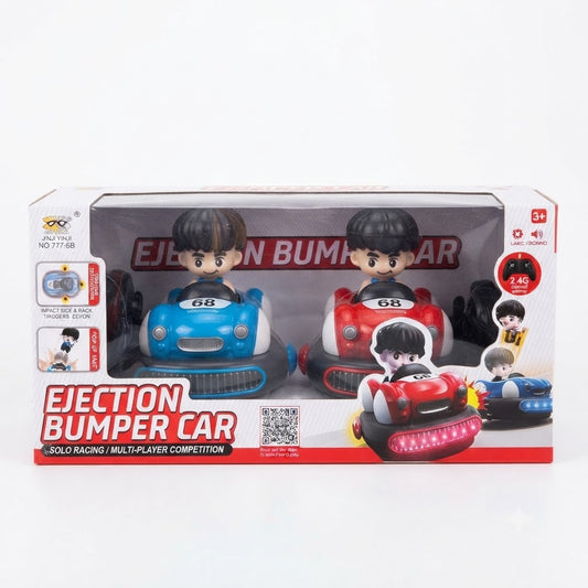 2.4GHz RC Ejection Bumper Car Set – 2 Player Remote Control Battle Cars with Sound