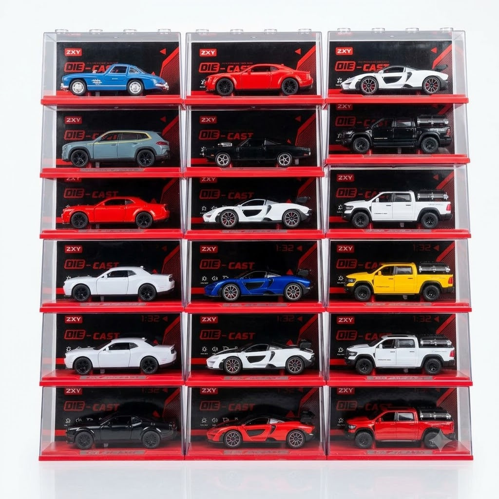 Die-Cast Metal Toy Car with Sound & Light |  Sports Car for Kids
