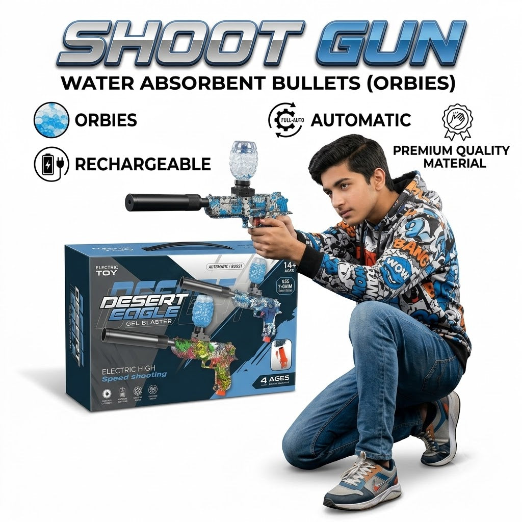 Rechargeable Electric Gel Blaster Toy | Automatic Orbeez Blaster with High-Speed